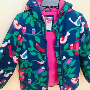 Kids Mini Boden Multi Color/Print Coat.